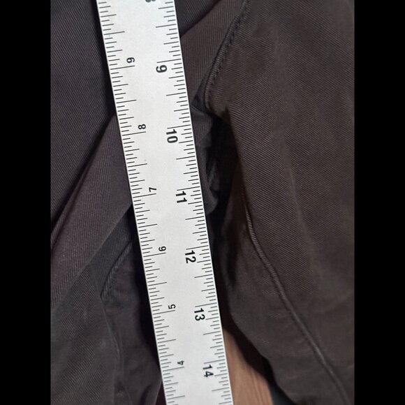 Abercrombie & Fitch Chino Shorts 30 Small Mens Black 8" Inseam - Picture 4 of 7